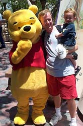 With Pooh Bear